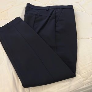 Express columnist ankle slacks in navy size 4